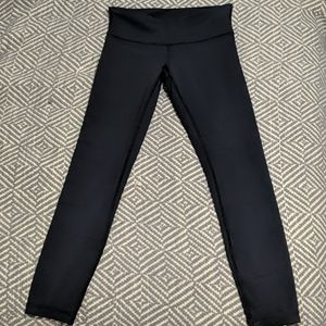 Lululemon wunder under black blue size 6